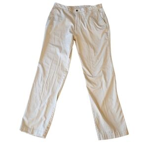 Britches Light White Trouser Pants Sz 38W 34L